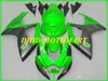 Motorcykel Fairing Kit för Suzuki GSXR600 750 K6 06 07 GSXR600 GSXR750 2006 2007 ABS Green Matte Black Fairings Set + Gifts SB36