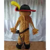 2019 Kostiumy na gorącą wyprzedaż Kips in Boots Cat Cat Mascot Costume Bezpłatna wysyłka