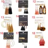 36 Styles Brincos Female DIY Silver Gold Tassel Earrings For Women Big Geometric Hoop Earring Set Fashion Jewelry