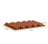 Chegada nova alta qualidade de silicone 55 Cavity Mini Coffee Beans Chocolate Mold Mold Bolo Decor