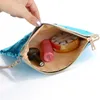 Neue heiße verkauf umschlag handtasche reißverschluss kosmetiktasche mode meerjungfrau pailletten tasche damen geldbörse WCW661