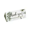 Presentförpackning 20st Fresh Green Sugar Box Wedding Chocolate Bronzing Candy Boxes Baking Package Favor Party Supplies Decorations1