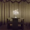 Decorazione natalizia in stile bonsai Luce notturna fai-da-te Controllo interruttore tattile Luci per albero a LED per decorazioni da tavola per feste di nozze