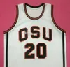 #20 Gary Payton Oregon State Beavers College Retro Classic Basketball Jersey Mens Ed Custom Number and Name Jerseys