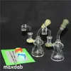 hookahs Glass bongs recycler pipes inline percolator bong heady oil rigs two style water pipe dab rig wax