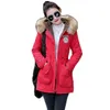 새로운 긴 Parkas 여성 Womens 겨울 자켓 코트 두꺼운 면화 따뜻한 재킷 Womens Outwear Parkas 플러스 사이즈 모피 코트 2019