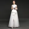 Women Jumpsuit Style Formal Evening Dresses 2019 Split Long Prom Gowns Ivory Party Dress abiye gece elbisesi