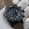 2022 Новые мужские наручные часы спортивные VK Japan кварцевый механизм Многофункциональный хронограф Черный стальной нейлоновый ремешок Мужские часы