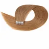 16 to 24 inch Tape in hair extensions skin weft colors blonde remy hair 20pcsbags Double Sides Adhesive human hair 4378875