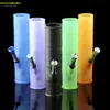 Bongs de água de silicone portáteis inquebráveis de 200 mm coloridos cachimbos de água para fumar Bong dobrável queimador de óleo ferramenta Dab cachimbo de água para fumar