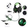 KOTION Varje G1000 -spel Headset Deep Bass Game -hörlurar Dator Stereo Gaming -hörlurar LED -ljus med mikrofon för PC GAM4751525