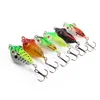 HENGJIA 90pcs forg lure Crankbaits 40mm frog hard bait fishing minnow lures isca artificial 3d plastic Fishing tackle 4CM 6G 8 Ja4902936