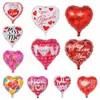 18 inch gemengde hartvormige ballon bruiloft ballonnen ik hou van je vakantie partij ballonnen decoratieve aluminium film ballon T2I50026054238