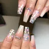 Kelebek 3D Holografik Glitter Nail Art Sequins Lazer Paillettes Kelebekler Metal Ayna Gevreği Dilim Süslemeleri Ji1558-1