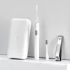 Xiaomi Mijia Huohou Portable Ear Wax Cleaner Nail Clipper Set Rechargeable Swabs Pick Remover Ear Pick Cleaner With Storage Box