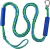 Fishing PWC Bungee Dock Lines Stretchable,2 Pack Bungee Cord with 316 Stainless Steel Clip, Foam Float Docking Rope Mooring Boat Rope