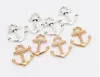 300Pcs Vintage alloy Nautical Anchor Antique silver bronze Charms Pendant For necklace Jewelry Making findings 19x15mm