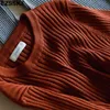 2019 Woman Elegant Autumn Winter Solid Women Thick Sweater Full Sleeve Long A-line Robe Knit Dress J190529