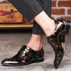 Patent Lederen Schoenen Pointed Designer Schoenen Mannen Avondjurk Gents Schoenen Big Size Sapato Masculino Oxford Chaussure Classique Homme Zapatos