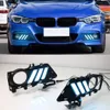 1 uppsättning för BMW F30 F31 F35 3 Series 2013 2014 2015 2016 2017 2018 2019 Dayime Running Lights LED DRL FOG Lamp Turn Signal