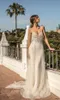 Mermaid berta wedding dresses Bohemian Cheap Summer Beach Spaghetti Straps Beaded Appliques Bridal Gowns Sexy Backless plus size boho 2019