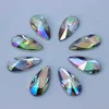 Micui 100pcs 9 18mm Crystal Drop Rhinestones Flat Back Acrylic Crystal Stones For Jewelry Making Clothes Decorations ZZ455290v