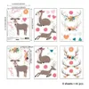 Kerstboom Sneeuwvlok Elanden PVC Sticker Venster Kinderkamer Kerstmis Muurstickers Thuis Decals Decoratie Nieuwjaarsbehang DIY Festival Decals