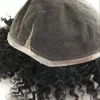 Curly Toupee Full Loce Afro Wave Capelli Toupee Remy Human Hair Toupee per uomini neri Sistema di sostituzione di uomini naturali Uomini in pizzo svizzero W7126872
