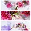 Brautkränze, dekorative Blumen, Hochzeitsdekoration, Kopfschmuck, romantische Kinder-Simulationsblumen, Stirnband, Partyzubehör, T2I5613