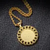 Custom Made Po Memory Medallions Hangketting met gouden zilveren touwketen voor vrouwelijke mannen hiphop gepersonaliseerde juwelier274p