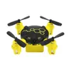 FQ777 FQ04 Kever Mini Pocket Drone met camera Headless-modus RC Quadcopter RTF - Geel