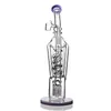 12,6 inch unieke kwaliteit hookah dab rigs gebogen type glazen bong Bowl