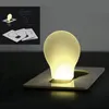 Luce a LED Light Novelty Dimensioni Credito Luci da tasca Protable Affura del portafoglio Mini Lampada Night Light Tree Light