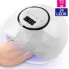 Lampada a LED UV da 72 W per asciuga unghie con strumento per manicure in gel con display LCD a rilevamento a infrarossi