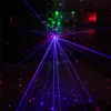 Mini 360 graden 11 ogen RGB Roterende DMX Move Beam Gobos Laser Light Home Gig Party DJ Stage Lighting Sound Auto 360R