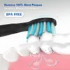 Spazzolino elettrico sonico automatico Spazzolino da denti Onda Ricarica USB portatile impermeabile 3 Pack Head Whitening Ultrasound Family J190628