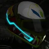 Caschi da moto 2021 Striscia luminosa per casco LED Decorazione fai da te Modifica riflettente per la sicurezza della moto1