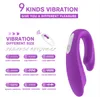 Vattentät par vibrator med 9 kraftfulla vibrationer, trådlös fjärrkontroll G-spot-klitoris stimulator Vuxen sexleksak för kvinnor