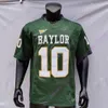 2024 New NCAA Baylor Jerseys 10 RG3 Robert Griffin III College Football Jersey Green White Yellow Size Youth Adult