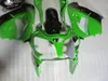 Novos kits carenagem chineses para Kawasaki Ninja 2000 2001 ZX9R carenagens da motocicleta preta da raça de estrada verdes carroçaria ZX9R 00 01 ZX 9R