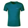Rashgard Dry Fit Mannen Running Shirts Korte Mouw Sport Shirt Mannen Training Strakke Compressie Top Tees Katoenen Gym Sportkleding