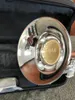 Jupiter JTR-1100 Hochwertiges Messing versilbert B-Trompete Neuankömmling Musikinstrument Perlmuttknopf mit Mundstück und Koffer