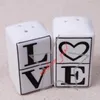 Hot Wedding Favors Souvenirs Gifts for Guests Love ceramic salt and pepper shaker favors return gifts Flavouring pot