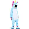 12 Style Children Unicorn Flannel Animal Pajamas Girls Boys Clothing Cute Pyjamas Hooded Romper Sleepwear For 4 6 8 10 12 Years9654107