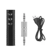 Rovtop Mini 3.5mm Jack Bluetooth Car Kit Handsfree Music Audio Receiver Adapter Auto Bluetooth AUX for Speaker Headphone Car