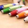 Corde suspendue avec notes autocollantes Stylo lumineux à LED Stylo en plastique Bureau de publicité Cadeaux culturels et éducatifs Stylo à bille