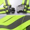 Justerbar utomhuskörningscykling Vest Harness Reflective Belt Safety Jacket Ny Chic7593684