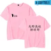 Anime Haikyuu Fly High T Shirt Karasuno High School Shoyo Hinata Tobio Kageyama Short Sleeve Cotton Funny Tshirt Cosplay T-shirt211S