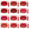 12 Couleurs Sexy Rouge À Lèvres Velours Liquide Rouge À Lèvres Étanche Mat Rouge À Lèvres Longue Durée Brillant À Lèvres Maquillage Nude Brillant À Lèvres Maquillage