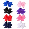 NEW CHEGADA 10 clipes Inch Large Grosgrain Ribbon Bow Meninas Grampos Big bowknot cabelo 10pcs 196 CORES DISPONÍVEIS /